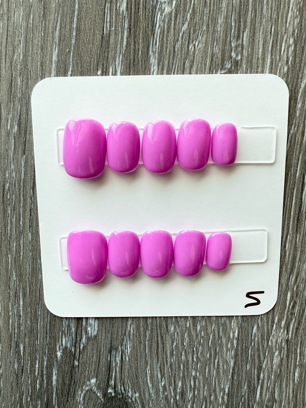 Bright Purple Press-On Nails